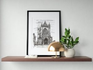 Metz Cathedral print