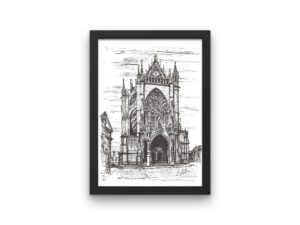 Metz Cathedral print
