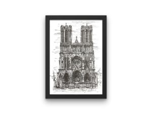 Reims Cathedral print