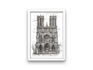 Reims Cathedral print