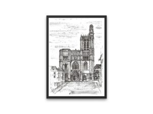Sens Cathedral print