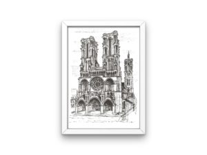 Laon Cathedral print