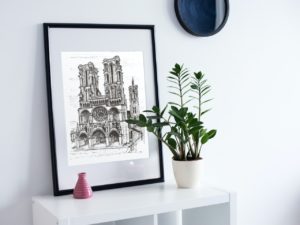 Laon Cathedral print