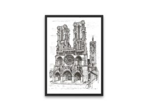 Laon Cathedral print