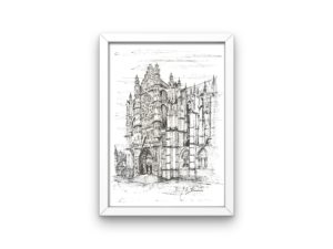 Beauvais Cathedral print