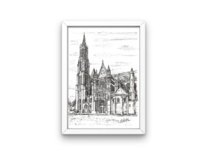 Senlis Cathedral print