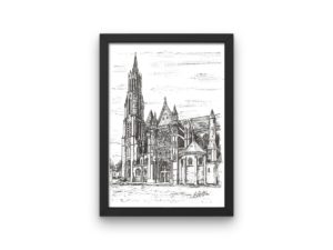 Senlis Cathedral print