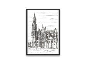 Senlis Cathedral print