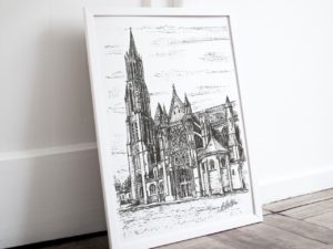 Senlis Cathedral print