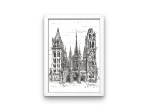 Rouen Cathedral print
