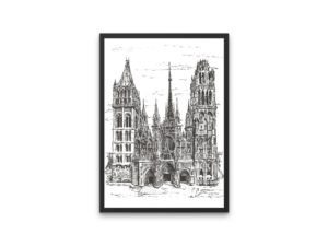 Rouen Cathedral print