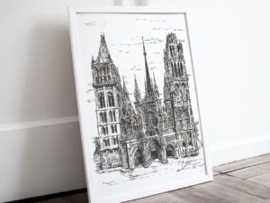 Rouen Cathedral print