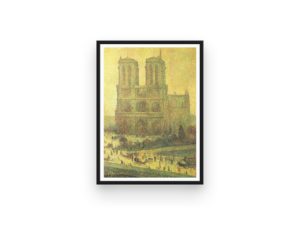 maximillien luce notre dame paris print impressionist art