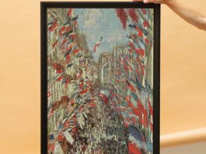 Claude Monet print, La Rue Montorgueil, Paris, Bastille Day, fauvist art