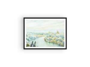 hippolyte petitjean la mantes seine pointillist art