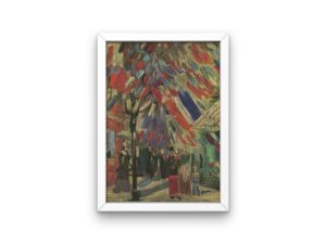Vincent Van Gogh print, Le 14 juillet, Paris, fauvist art