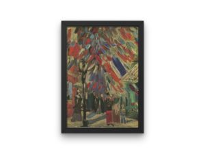 Vincent Van Gogh print, Le 14 juillet, Paris, fauvist art