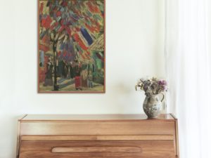 Vincent Van Gogh print, Le 14 juillet, Paris, fauvist art