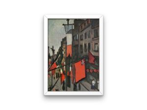 Albert Marquet print, 14 juillet, Paris, fauvist art