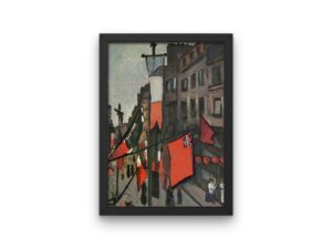 Albert Marquet print, 14 juillet, Paris, fauvist art