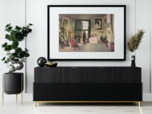 Frédéric Bazille print, L'Atelier de la Rue Condamine, Paris, French Impressionist art