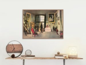 Frédéric Bazille print, L'Atelier de la Rue Condamine, Paris, French Impressionist art