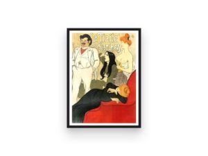 Jean-Louis Dubut de Laforest print, La Traite des blanches, Paris, French Art Nouveau