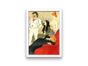 Jean-Louis Dubut de Laforest print, La Traite des blanches, Paris, French Art Nouveau