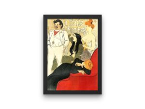 Jean-Louis Dubut de Laforest print, La Traite des blanches, Paris, French Art Nouveau