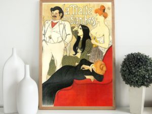 Jean-Louis Dubut de Laforest print, La Traite des blanches, Paris, French Art Nouveau