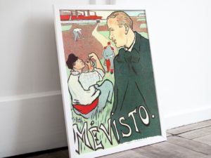 Henri-Gabriel Ibels print, Mevisto, Paris, French Art Nouveau