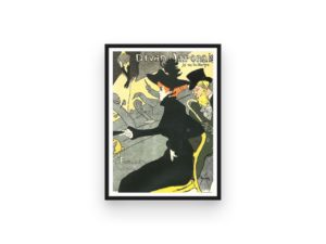 Henri de Toulouse-Lautrec print, Divan Japonais, Paris, Art Nouveau