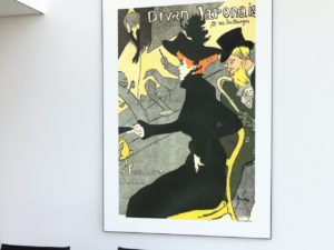 Henri de Toulouse-Lautrec print, Divan Japonais, Paris, Art Nouveau