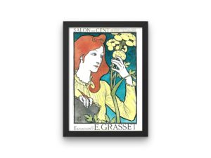 Eugène Grasset print, Salon des Cent exhibition, Paris, Art Nouveau