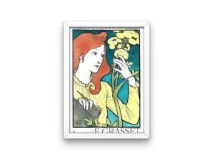 Eugène Grasset print, Salon des Cent exhibition, Paris, Art Nouveau