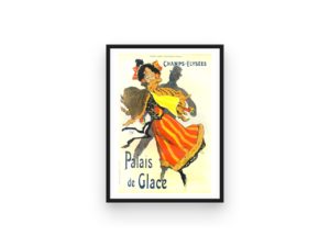 Les Palais Glaces print, Paris, Art Nouveau