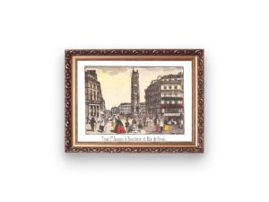 Tour St Jacques print, Paris, Epinal art