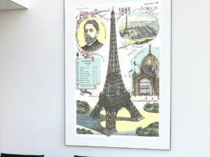 Eiffel Tower print, 1889 Paris, Epinal art
