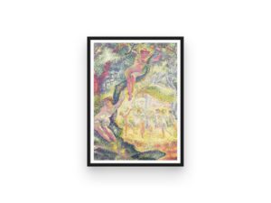 Henri Cross print, La Clairière, France, Impressionist Art