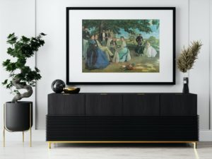 Frédéric Bazille print, La Réunion de Famille, French Impressionist Art