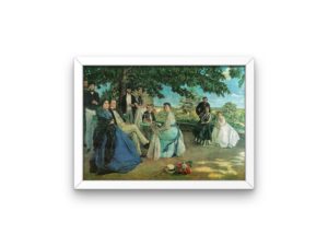 Frédéric Bazille print, La Réunion de Famille, French Impressionist Art