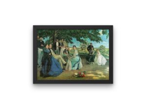 Frédéric Bazille print, La Réunion de Famille, French Impressionist Art