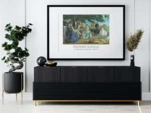 Frédéric Bazille print, La Réunion de Famille, French Impressionist Art