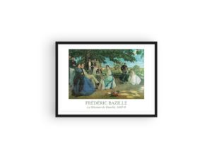 Frédéric Bazille print, La Réunion de Famille, French Impressionist Art