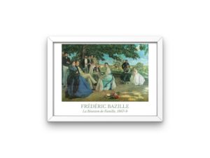 Frédéric Bazille print, La Réunion de Famille, French Impressionist Art