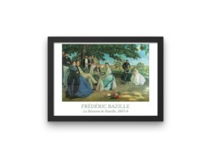 Frédéric Bazille print, La Réunion de Famille, French Impressionist Art