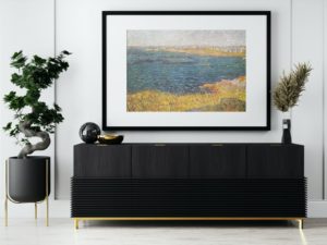 Paul Signac print, Saint-Briac, France, Impressionist Art