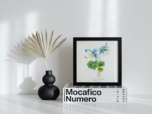 Ancolie Agréable, Colombine, 1852, Le Maout, botanical print