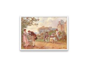 Romantic print, Empire style, High Life Tailor, French fashion, Vintage