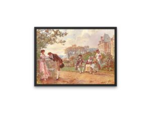 Romantic print, Empire style, High Life Tailor, French fashion, Vintage